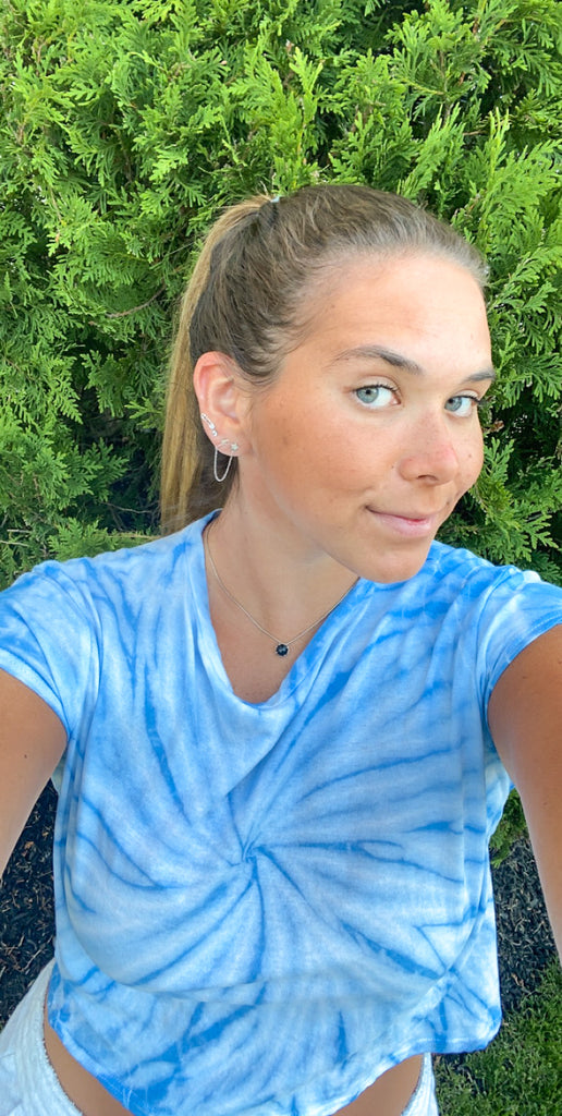 Star + Bolt Chain Earrings