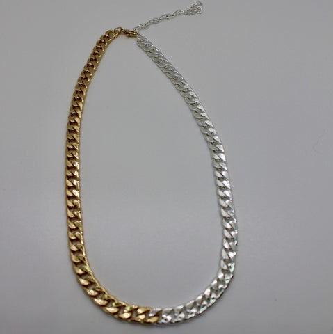 Figaro Chain Choker - Gold