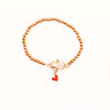 Heart + Lock Charm Bracelet