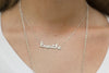 Silver Breathe Necklace